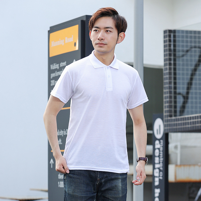 2021春夏丝光棉Polo衫男式时尚休闲Polo衫男士商务翻领短袖t恤