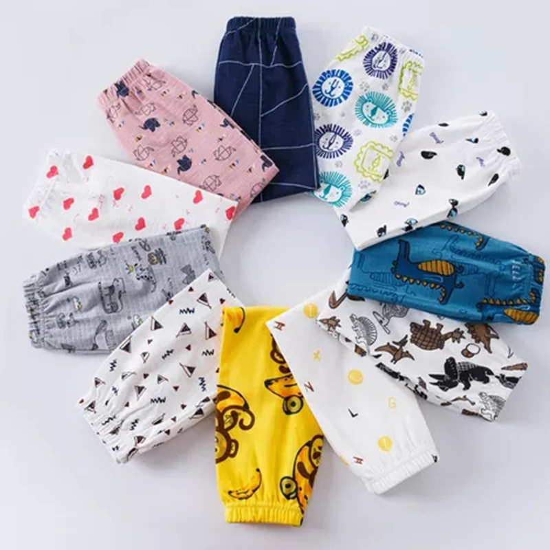 儿童秋裤纯棉男童内穿中大童单条女童小孩弹力保暖线裤棉毛裤薄款